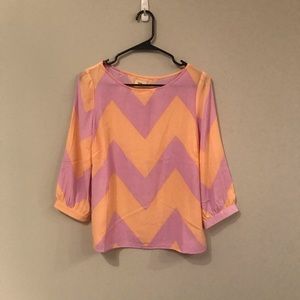 Chevron tobi blouse